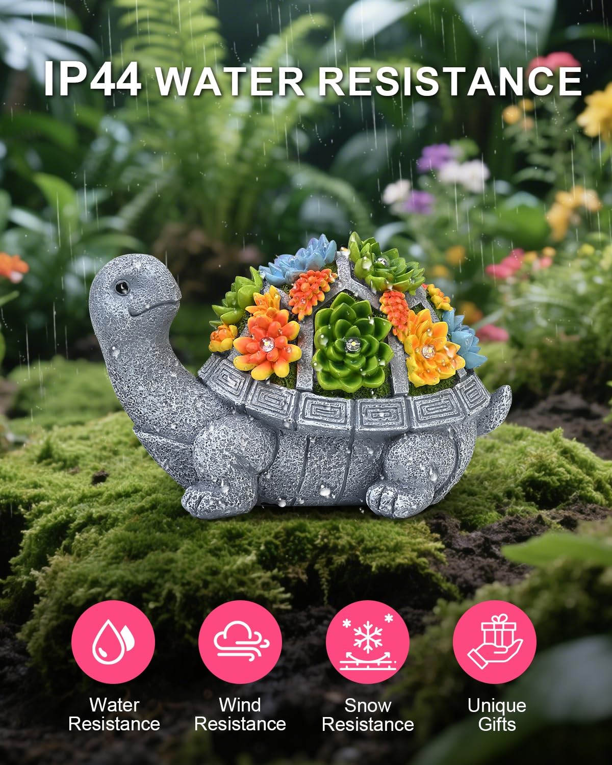 VMANYFIRE no-wiring setup allows quick, plug-free solar lighting for gardens.