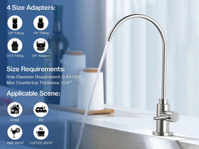 VMASSTONE modern minimalist faucet in a contemporary finish for kitchens and bars.