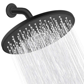 VMASSTONE rain shower head 9-inch spray for broad coverage and gentle flow