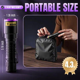 VMTENMV 395nm UV flashlight enables pet urine detection in homes and hotels