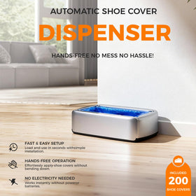 VMYTH pedal-operated dispenser works without electricity for easy access.