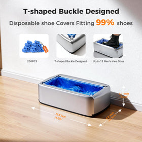 VMYTH 200-count box of disposable covers ready for immediate use.