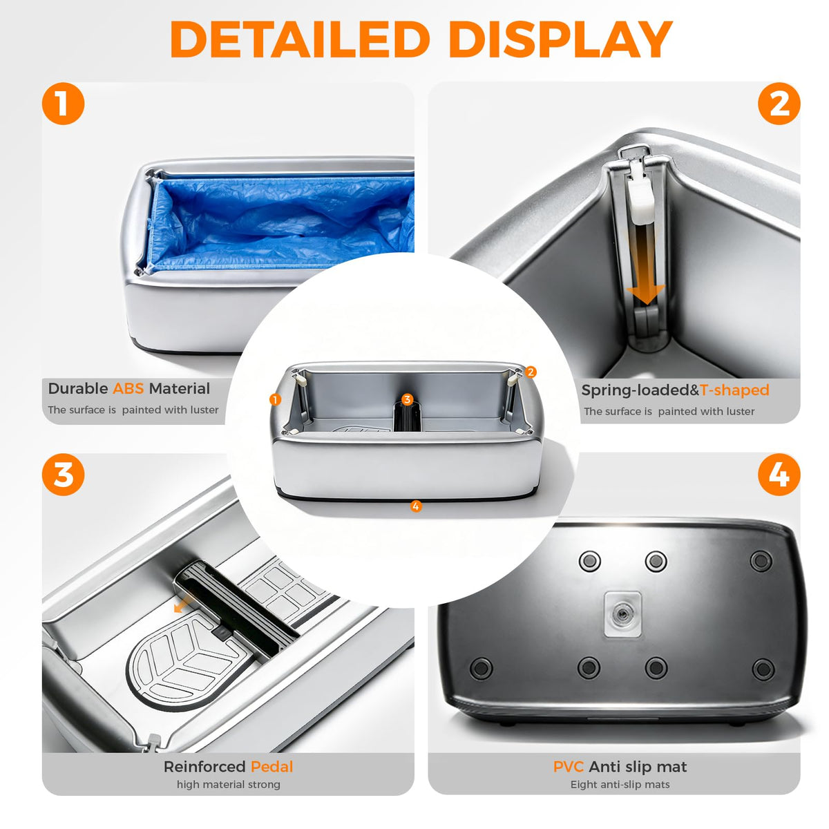 VMYTH versatile shoe cover dispenser for home, office, and lab environments.