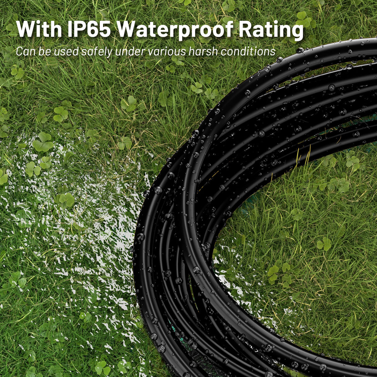 Vockjour IP65 weatherproof power cable engineered for harsh conditions.