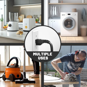 Vockjour non-slip receptacle design makes plug insertion easy.
