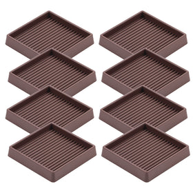 VOCOMO 3x3 rubber caster cups grip furniture feet and secure placement.