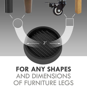 VOCOMO non-slip floor protector keeps furniture in place