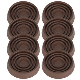 VOCOMO furniture cups under sofa for anti-slip stability on wooden floors