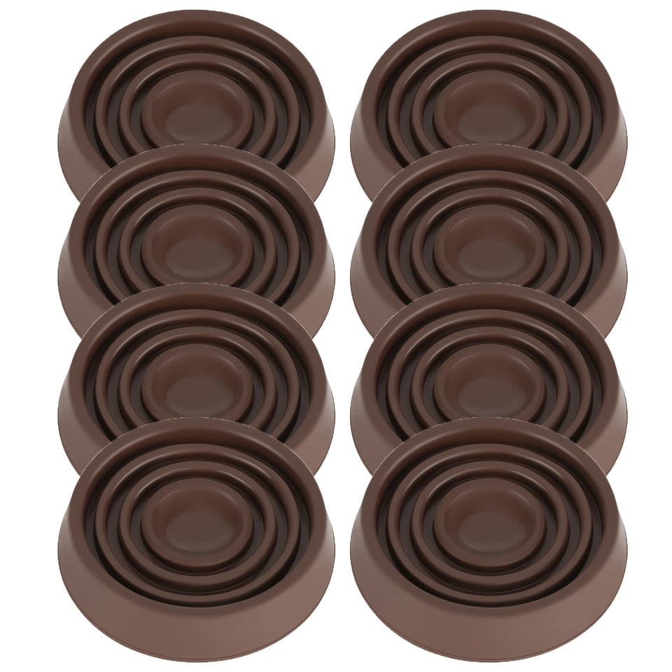 VOCOMO furniture cups under sofa for anti-slip stability on wooden floors