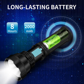 VOETIR two-pack includes long-lasting 2000mAh battery.
