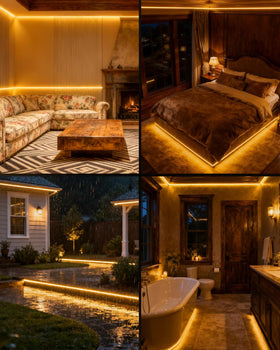 VOEWT dimmable lighting for customizable ambiance.