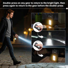 VOHIVI EDC use for deliveries and dog walking with bright coverage