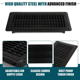 VOISEN walk-on-capable vent cover installed on floor for foot traffic