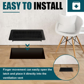VOISEN floor vent cover withstands walk-on use in busy spaces.