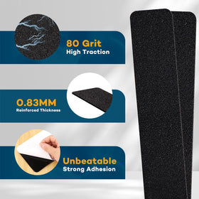 VOISEN waterproof adhesive keeps treads secure on outdoor surfaces