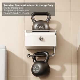 Voldra drill-free or screw mount offers flexible installation.