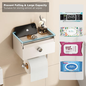 Voldra matte white finish resists rust and water exposure.