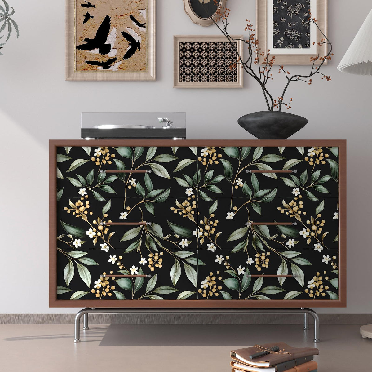 VOLEAAR bathroom and kitchen wall decor wallpaper in modern style.