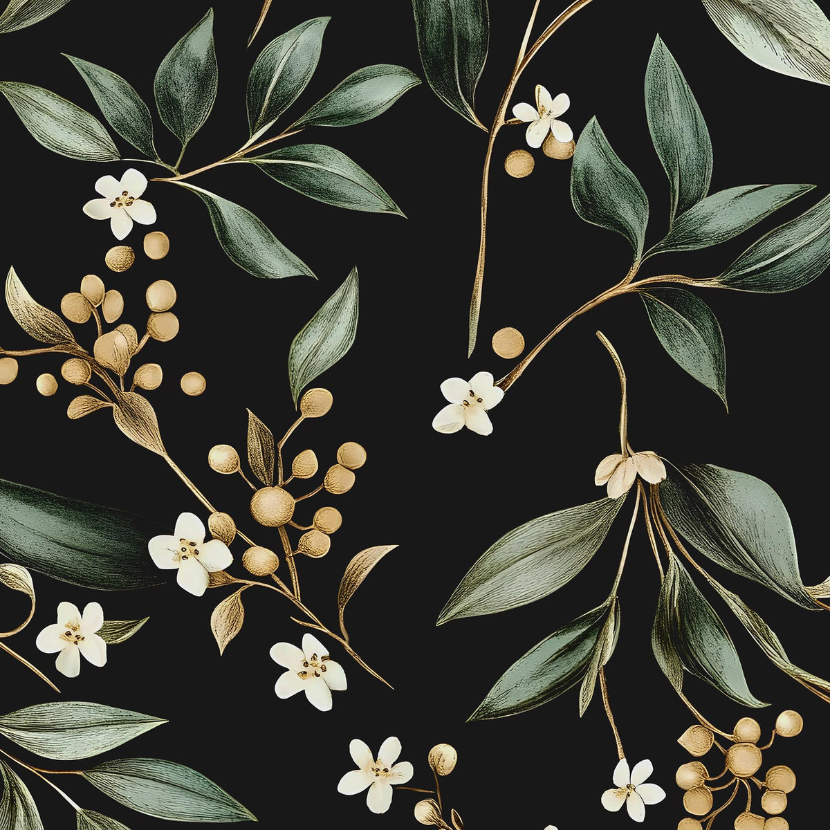 VOLEAAR green leaf wallpaper close-up, ideal for quick DIY décor updates.