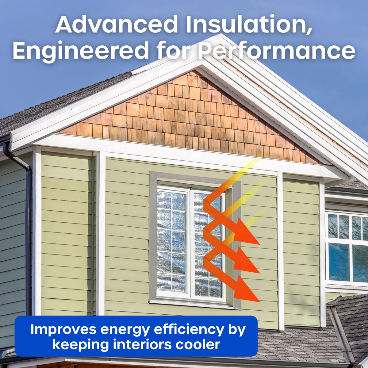 Volila energy-saving radiant barrier reduces heat transfer in sunny spaces.