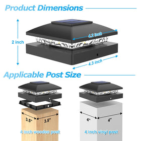 VOLISUN post cap light base installation simplifies mounting