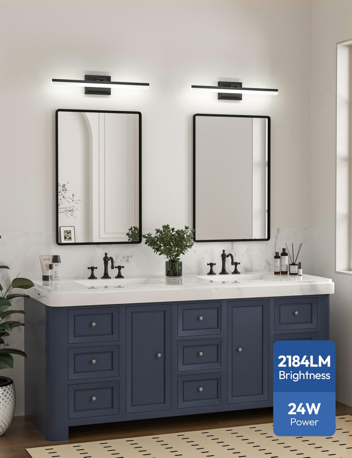 VOLISUN ETL-certified vanity light ensures safe operation.