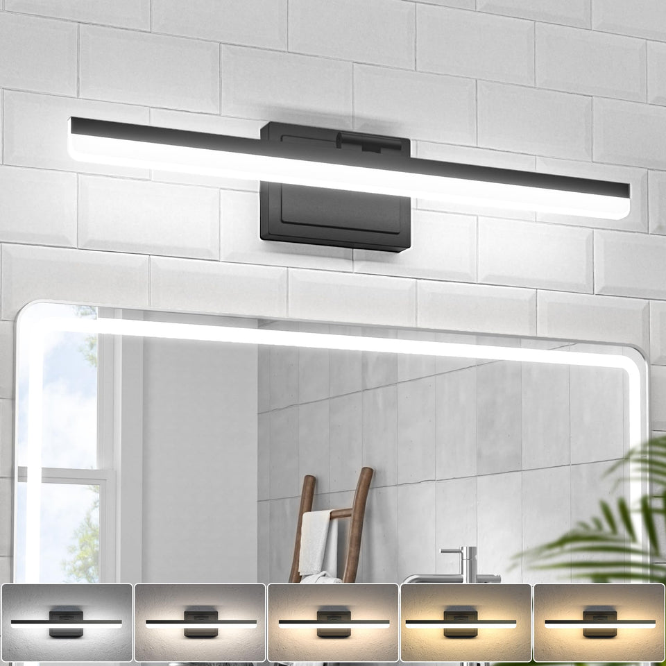 VOLISUN vanity light over mirror provides clear, even illumination for grooming.
