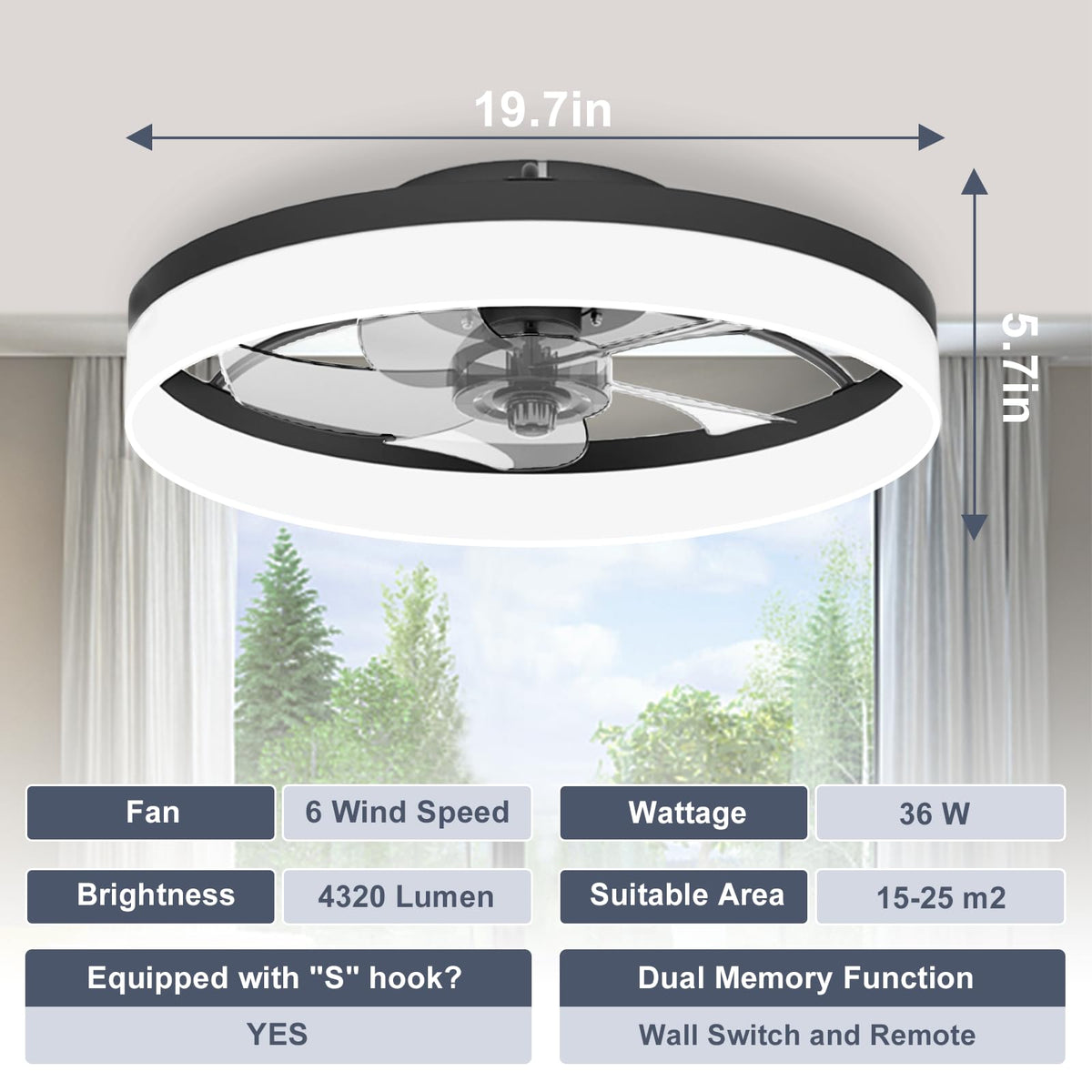 VOLISUN bright LED light ideal for bedrooms with energy-efficient performance.