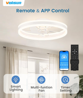 VOLISUN dimmable color-temperature LED light suits varying moods.