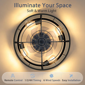Volisun durable construction for long-lasting lighting and cooling.