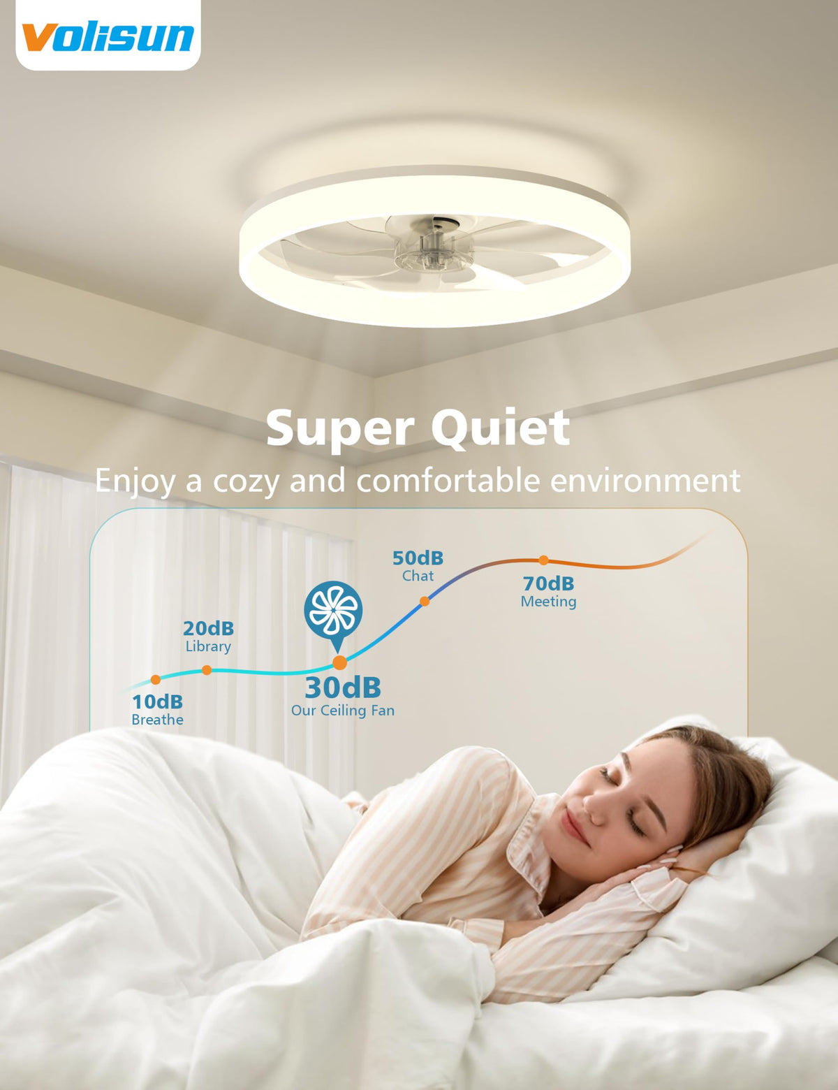 VOLISUN easy installation with most parts pre-assembled for quick setup.