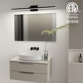 VOLISUN IP44 waterproof design withstands humidity around the bathroom mirror.