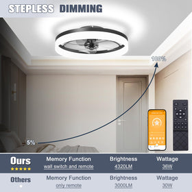 VOLISUN dimmable LED light 3000K-6500K for customizable ambiance.
