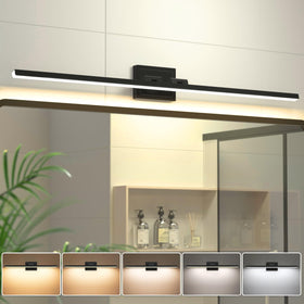 VOLISUN modern vanity light over mirror provides bright, even illumination for grooming.