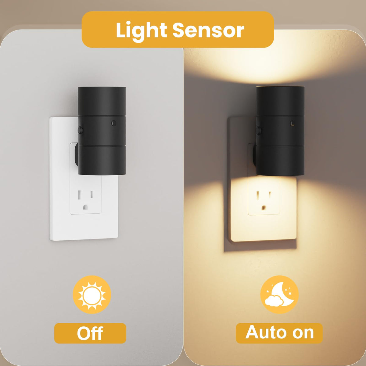 VOLISUN 6000K cool mode offers bright hallway illumination.