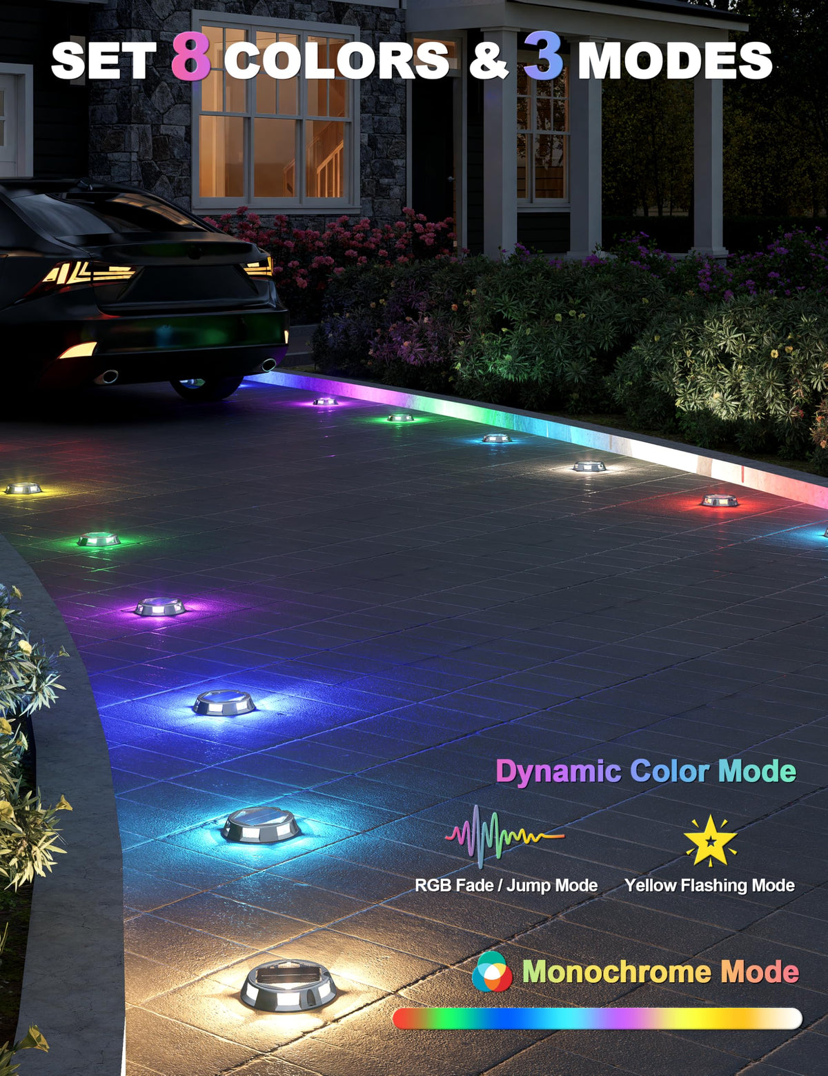 VOLISUN outdoor pathway light IP67 waterproof for rain and outdoor use