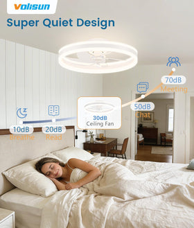 VOLISUN 6-speed quiet fan enables flexible airflow with minimal noise.