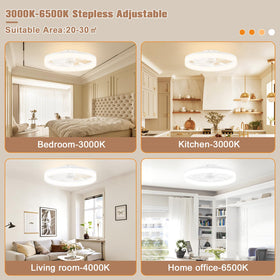 VOLISUN remote and app control for dimmable lighting and fan speed