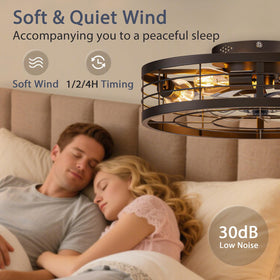 Volisun six-speed quiet motor delivers customizable comfort in any room.