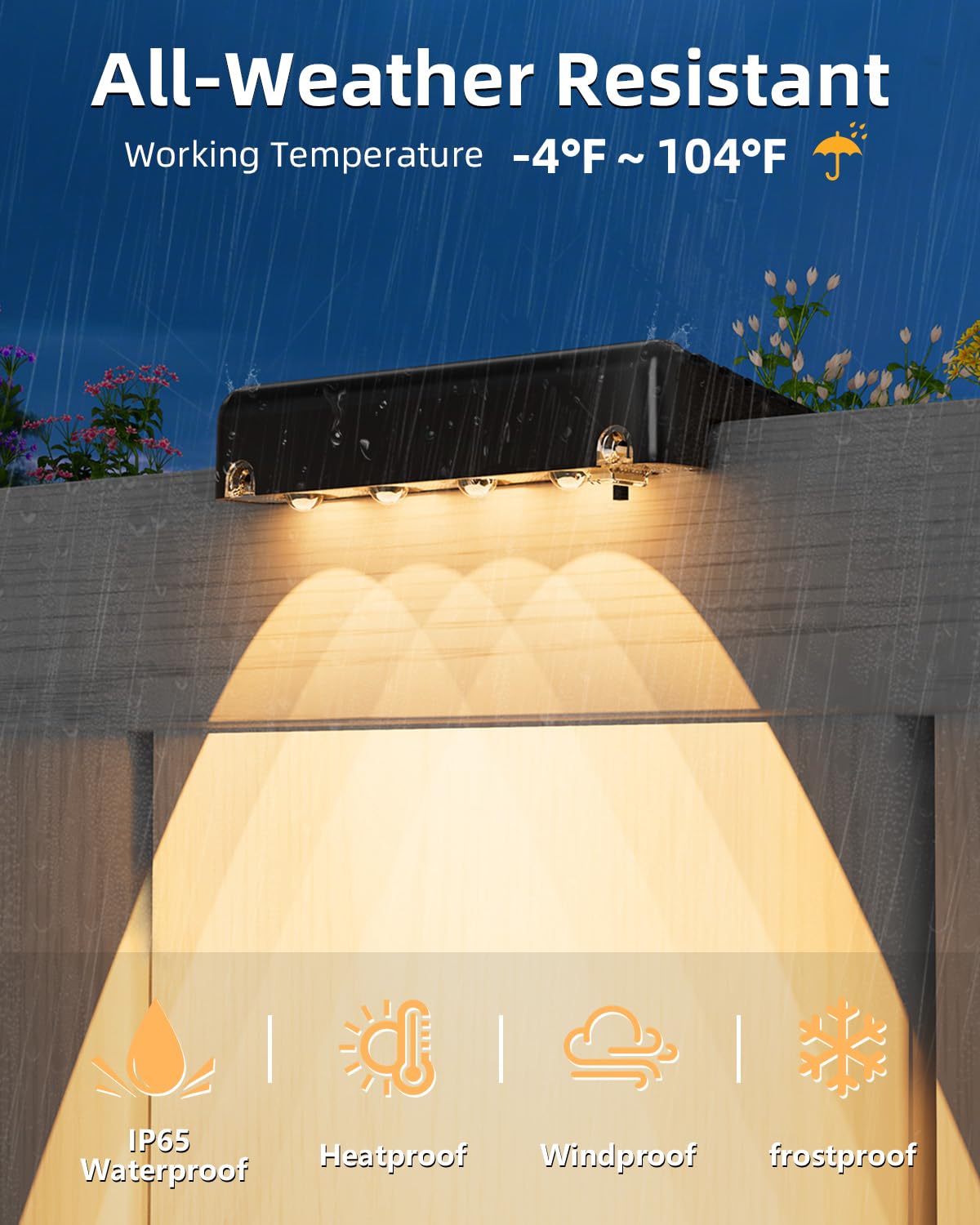 Volisun solar deck light auto-switch provides effortless dusk-to-dawn lighting