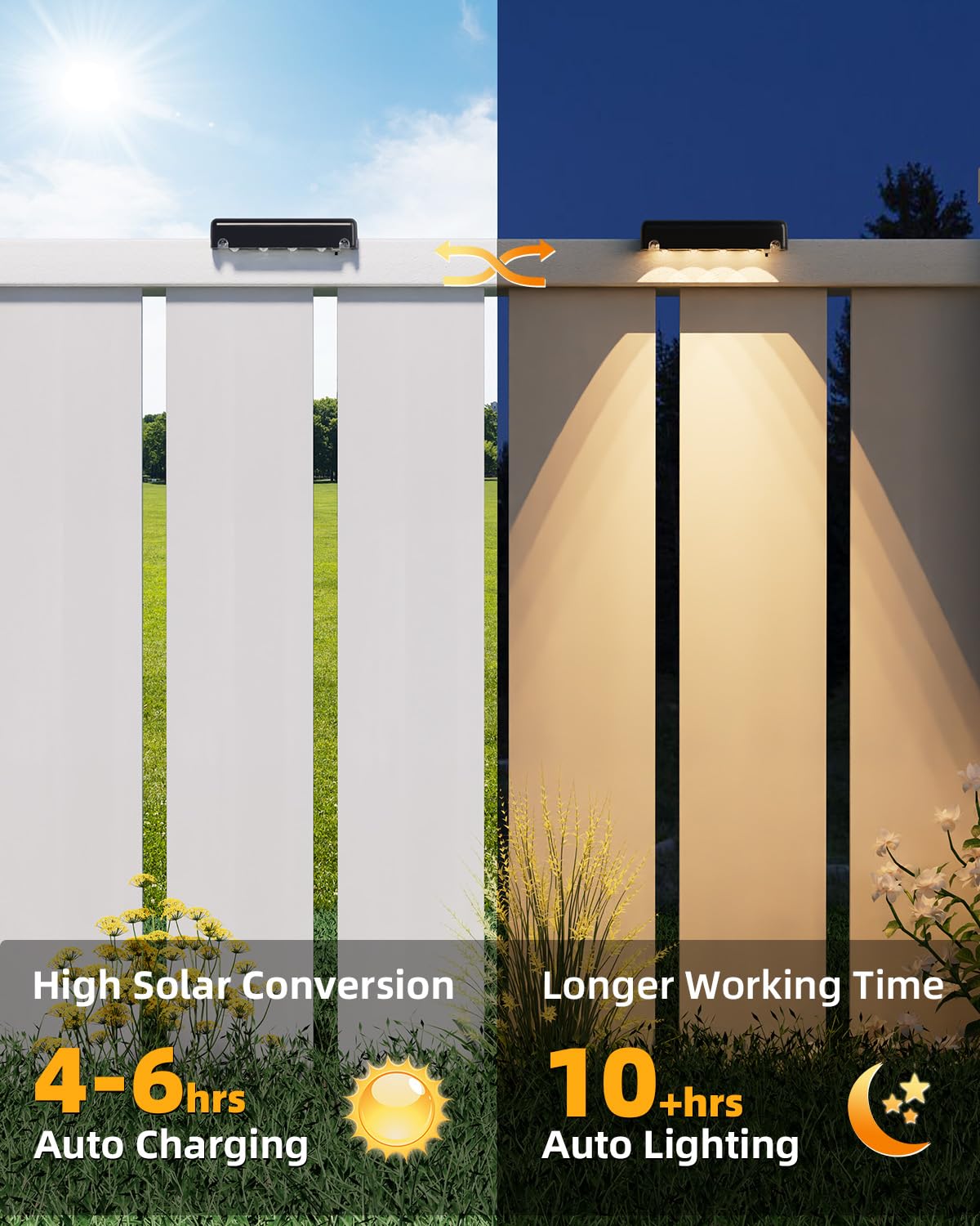 Volisun solar deck light easy-install enables quick, wire-free mounting