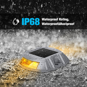 VOLISUN IP68 waterproof test image demonstrates rainproof reliability for outdoor lighting.