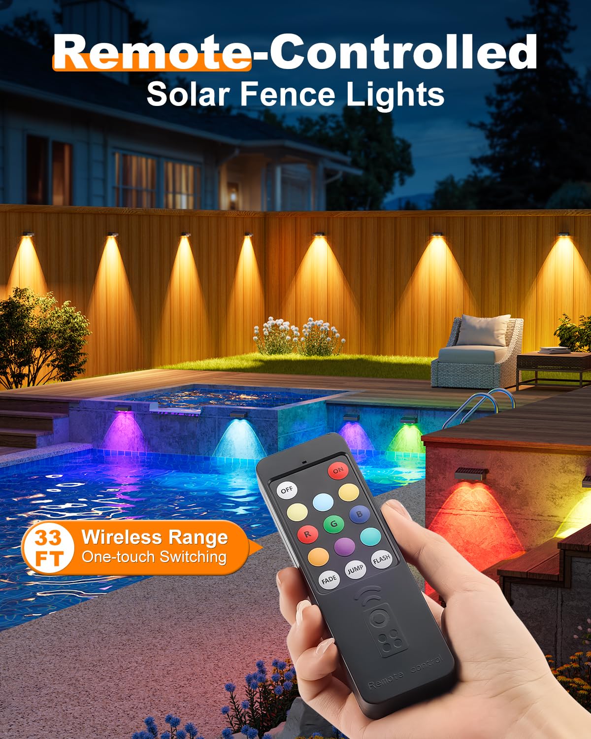 VOLISUN 10 color options for customizable outdoor ambiance and visibility