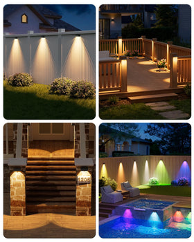 VOLISUN 12-pack covers larger outdoor areas with consistent brightness