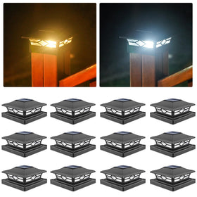 VOLISUN solar post cap light for 4x4 posts delivers bright, wire-free lighting.