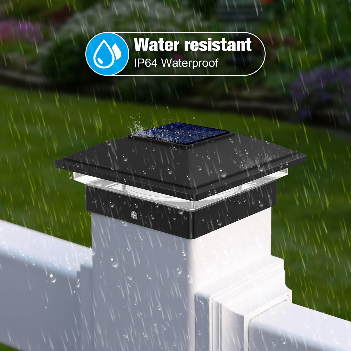 Warm white LED option from VOLISUN for cozy outdoor evenings