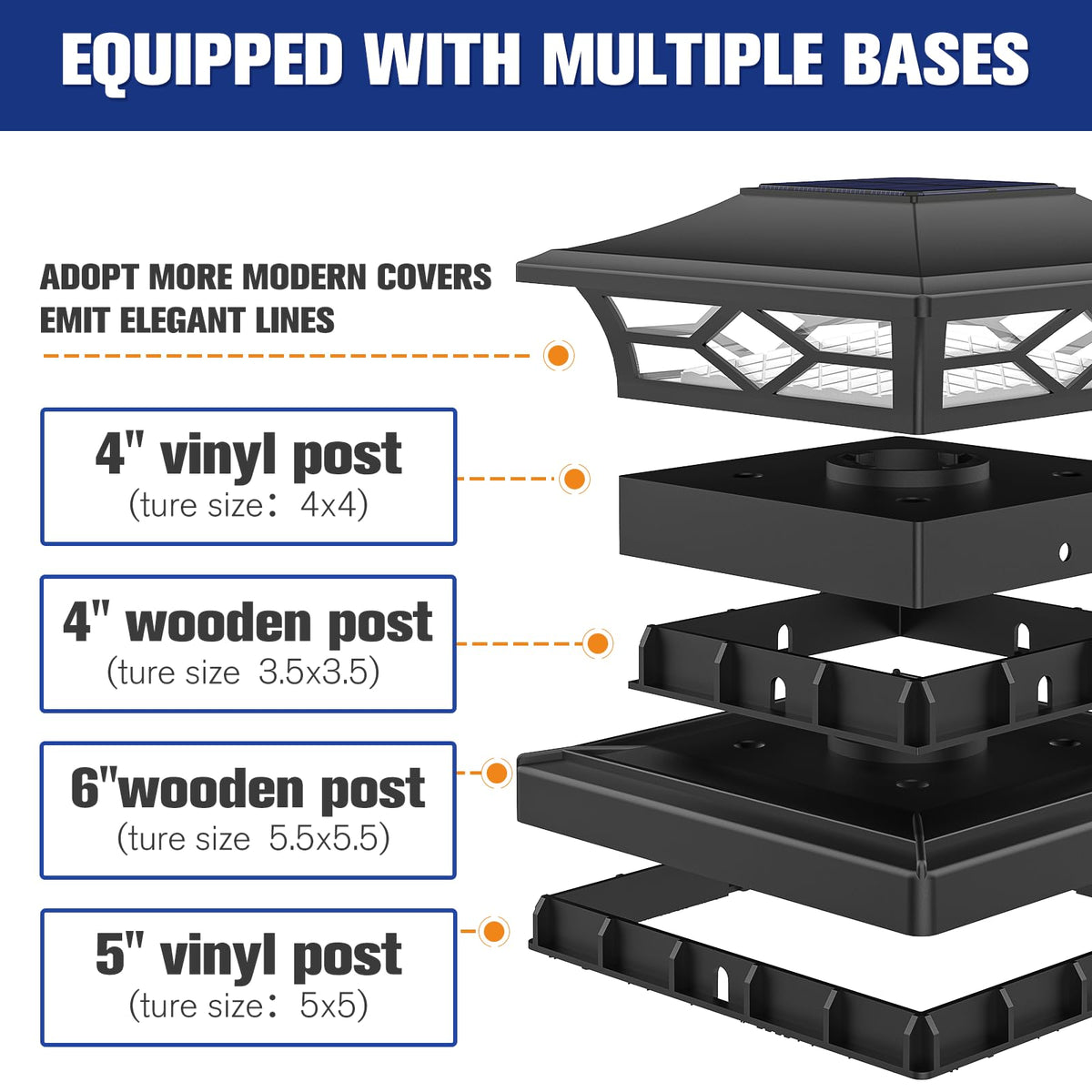 VOLISUN lights endure rain and sun with IP44 waterproof construction
