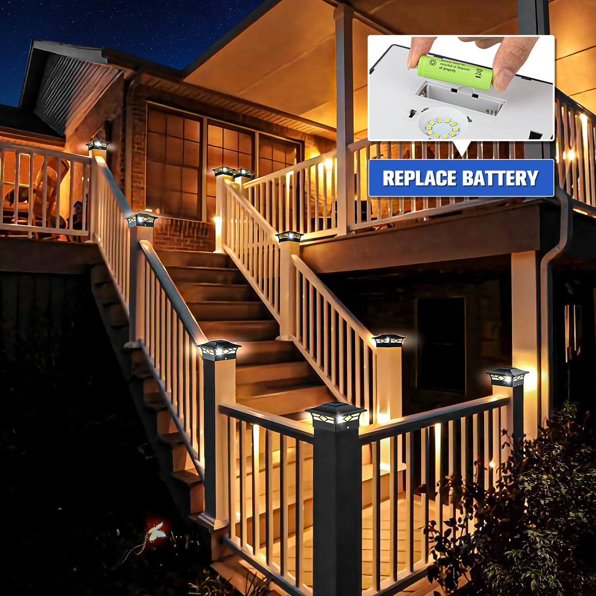 VOLISUN two-color mode lights offer warm white or cool white options