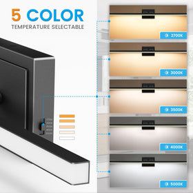 VOLISUN vanity light rotatable head lets you angle light for shaving or makeup.