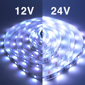 VOLIVO 5050 LEDs close-up showing bright, vivid colors